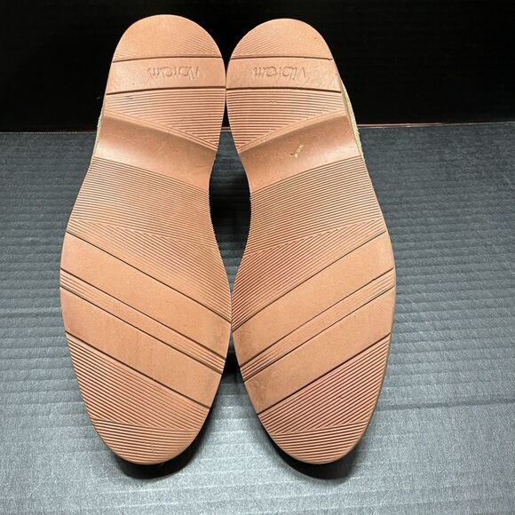 L.L. Bean Men\'s Sz 9C Suede Oxford Causal Shoes Beige Lace Up Low Heel Academia main image 8